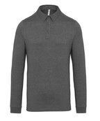 Kariban Jersey Knit Long Sleeve Polo Shirt – Custom Embroidered & Printed Polo Shirts