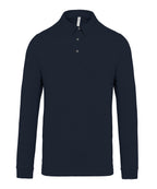 Kariban Jersey Knit Long Sleeve Polo Shirt – Custom Embroidered & Printed Polo Shirts