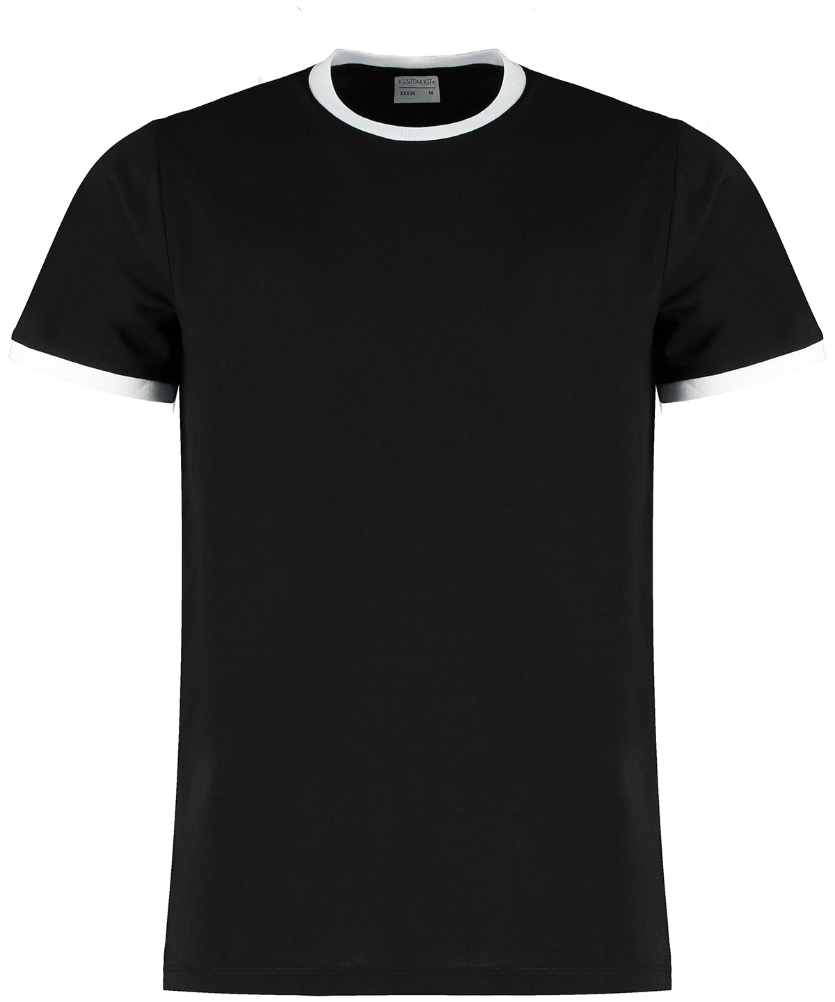 Kustom Kit Fashion Fit Ringer Tee – Custom Embroidered & Printed T-Shirts