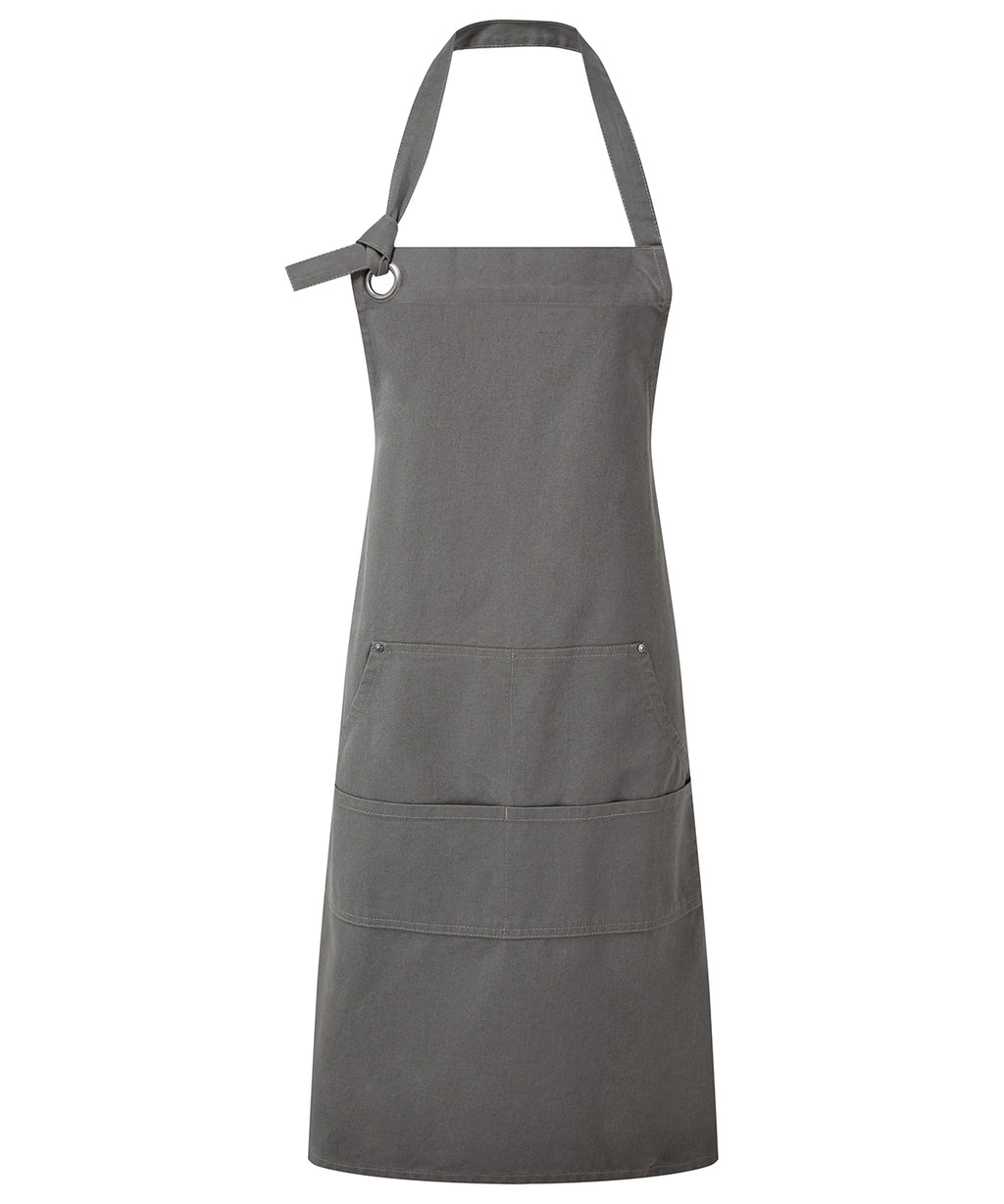 Premier Calibre Heavy Cotton Canvas Pocket Apron Garment – Custom Embroidered & Printed Aprons