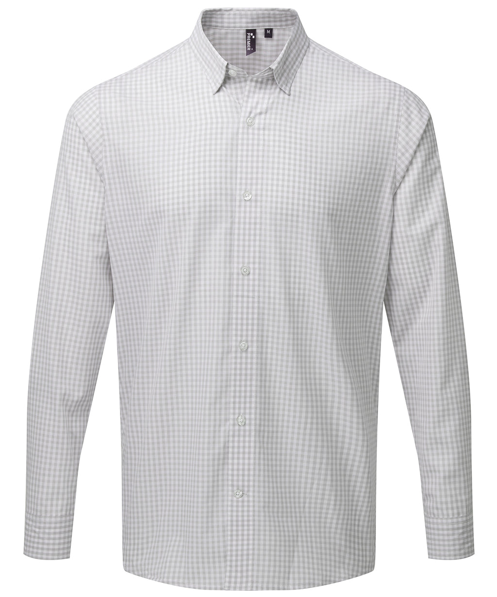 Premier Maxton Check Long Sleeve Shirt – Custom Embroidered & Printed Shirts