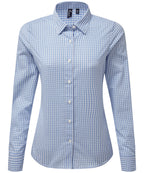 Premier Women's Maxton Check Long Sleeve Shirt – Custom Embroidered & Printed Shirts