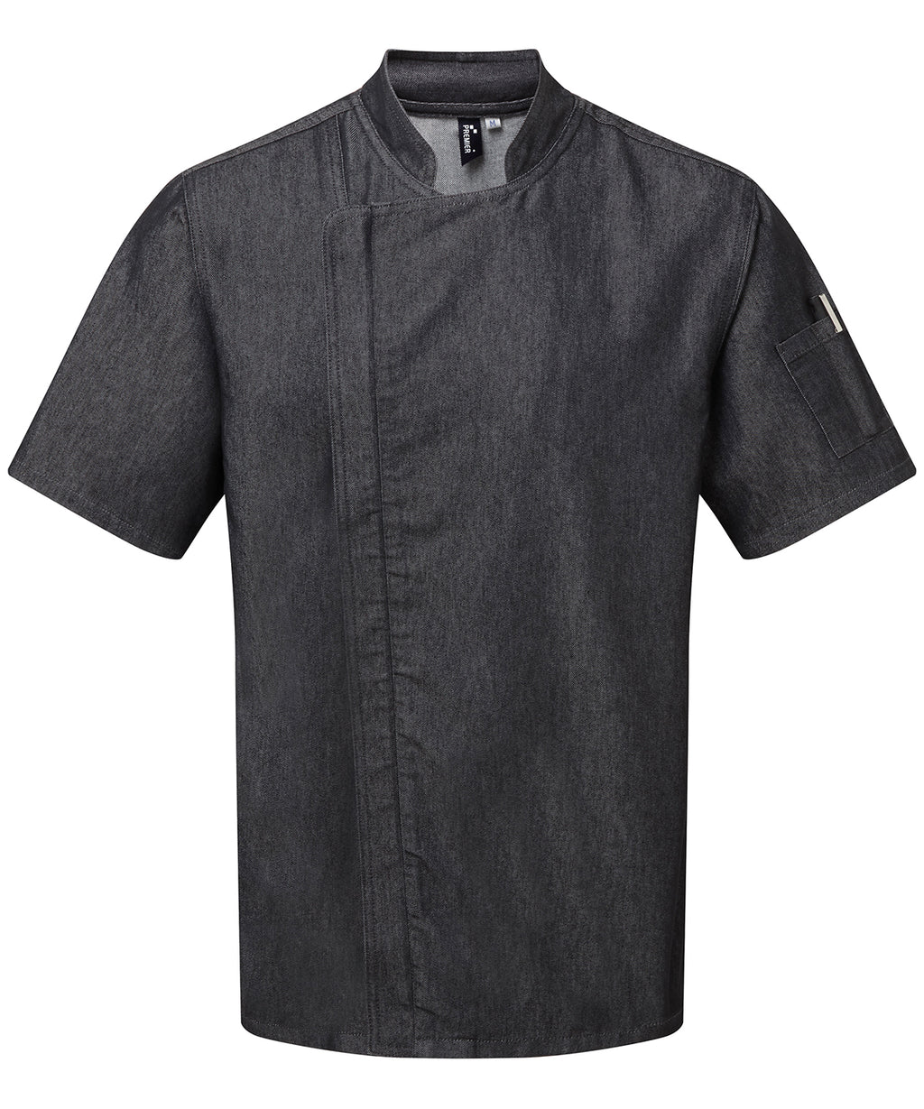 Premier Chef's Zip-close Short Sleeve Jacket Garment – Custom Embroidered & Printed Chef Jackets