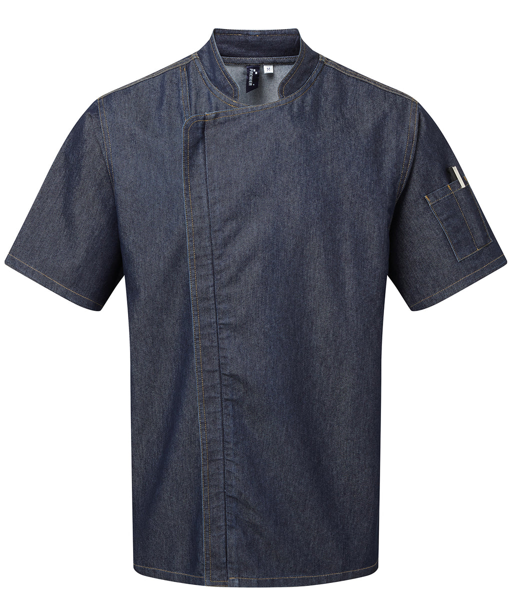 Premier Chef's Zip-close Short Sleeve Jacket Garment – Custom Embroidered & Printed Chef Jackets