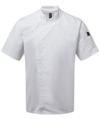 Premier Chef's Zip-close Short Sleeve Jacket Garment – Custom Embroidered & Printed Chef Jackets