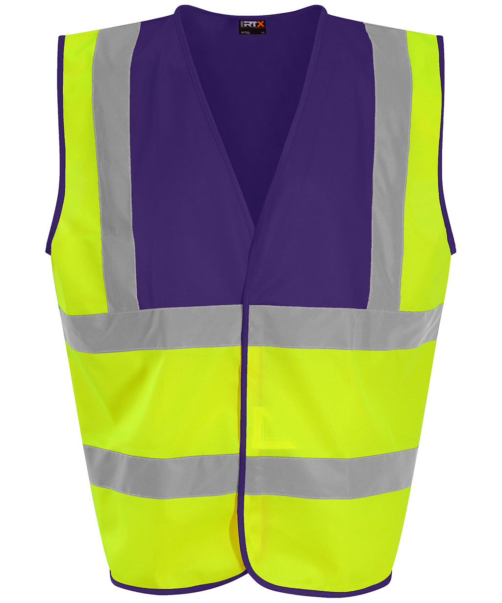 ProRTX High Visibility Waistcoat Garment – Custom Embroidered & Printed Safety Vests