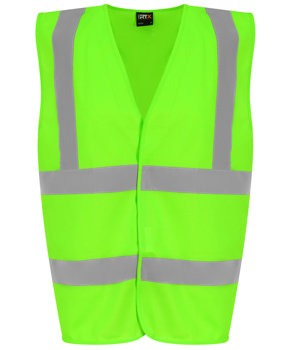 ProRTX High Visibility Waistcoat Garment – Custom Embroidered & Printed Safety Vests