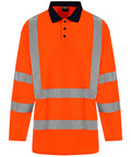 ProRTX High Visibility High Visibility Long Sleeve Polo Shirt – Custom Embroidered & Printed Polo Shirts
