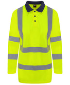 ProRTX High Visibility High Visibility Long Sleeve Polo Shirt – Custom Embroidered & Printed Polo Shirts