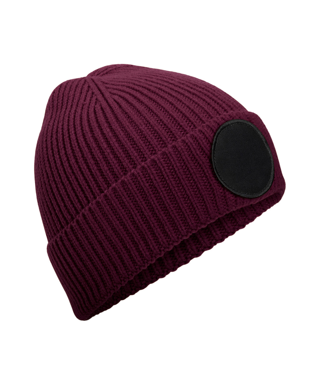 Beechfield Circular Fashion Patch Beanie Garment – Custom Embroidered & Printed Beanies