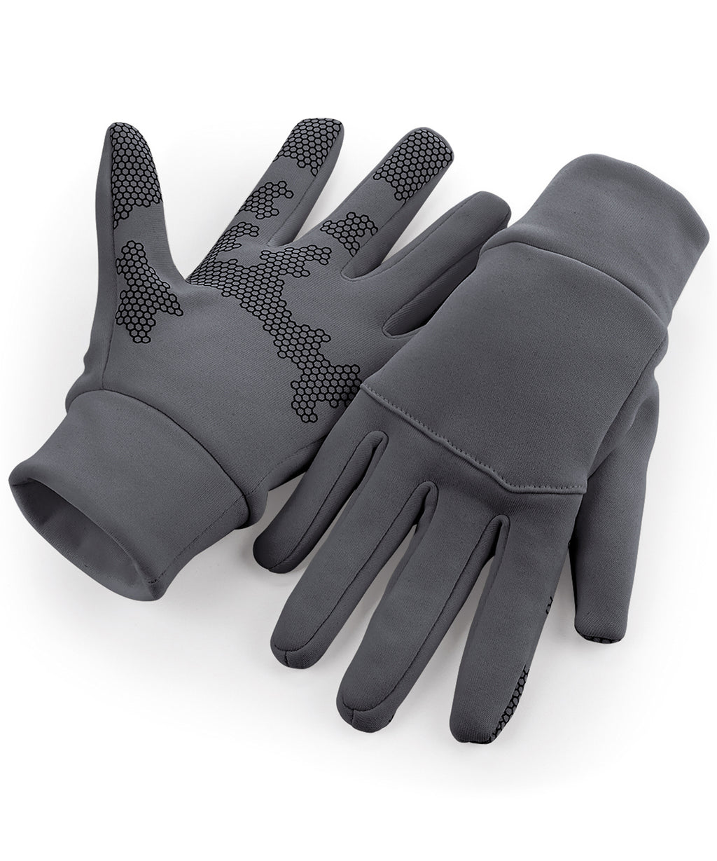 Beechfield Softshell Sports Tech Gloves Garment – Custom Embroidered & Printed Gloves
