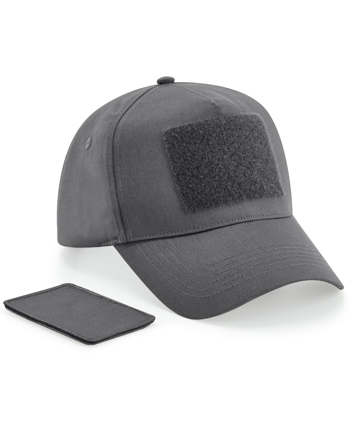 Beechfield Removable Patch 5-panel Cap Garment – Custom Embroidered & Printed Caps