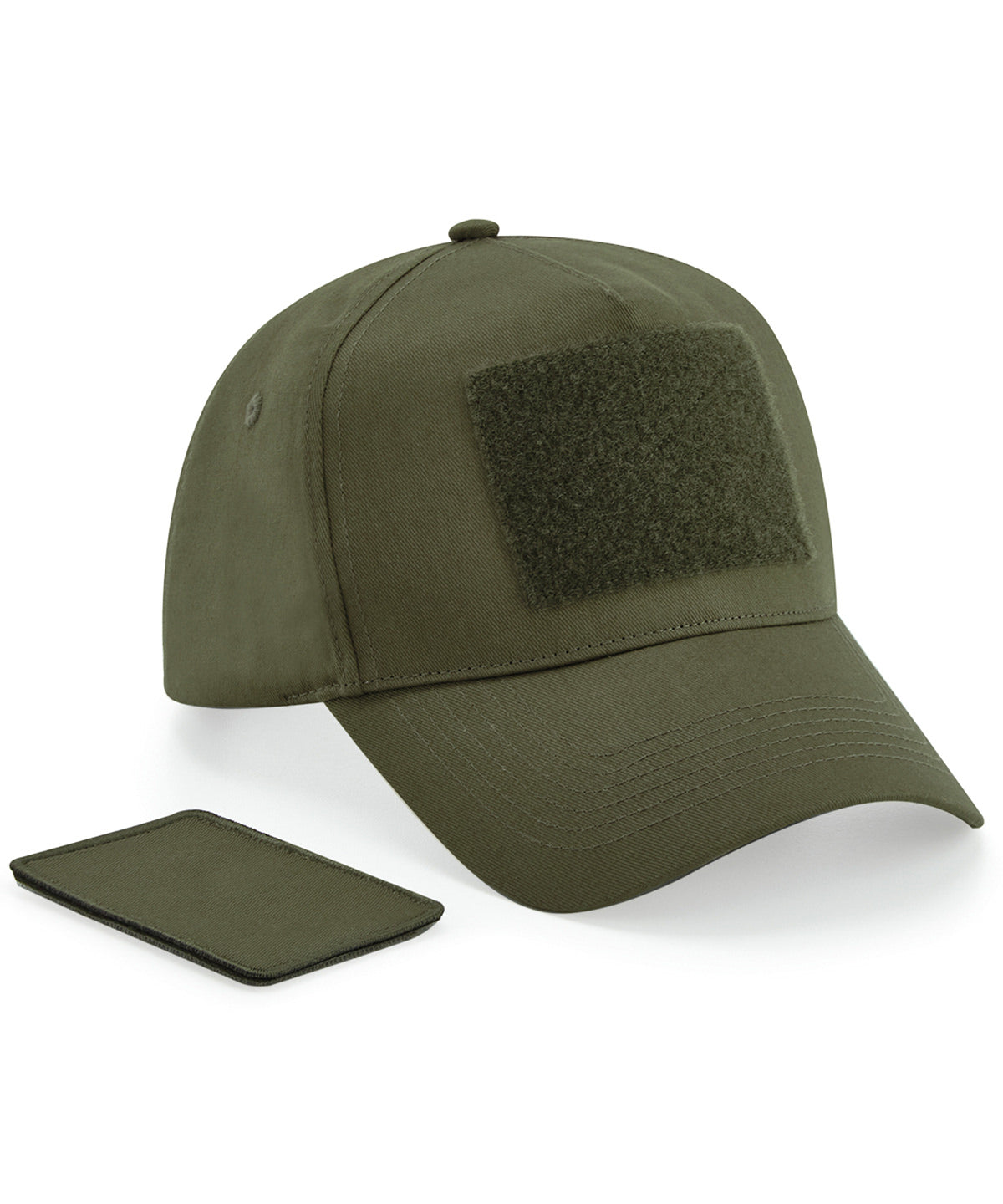 Beechfield Removable Patch 5-panel Cap Garment – Custom Embroidered & Printed Caps
