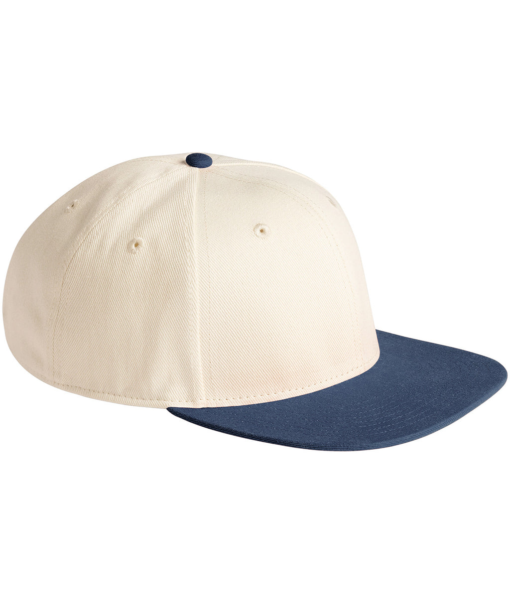 Beechfield Contrast Flat Peak 6-panel Cap Garment – Custom Embroidered & Printed Caps