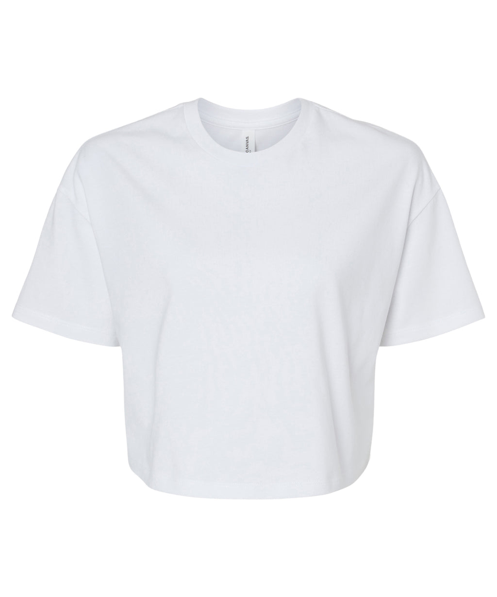 Bella Canvas Women’s Jersey Crop Tee – Custom Embroidered & Printed T-Shirts