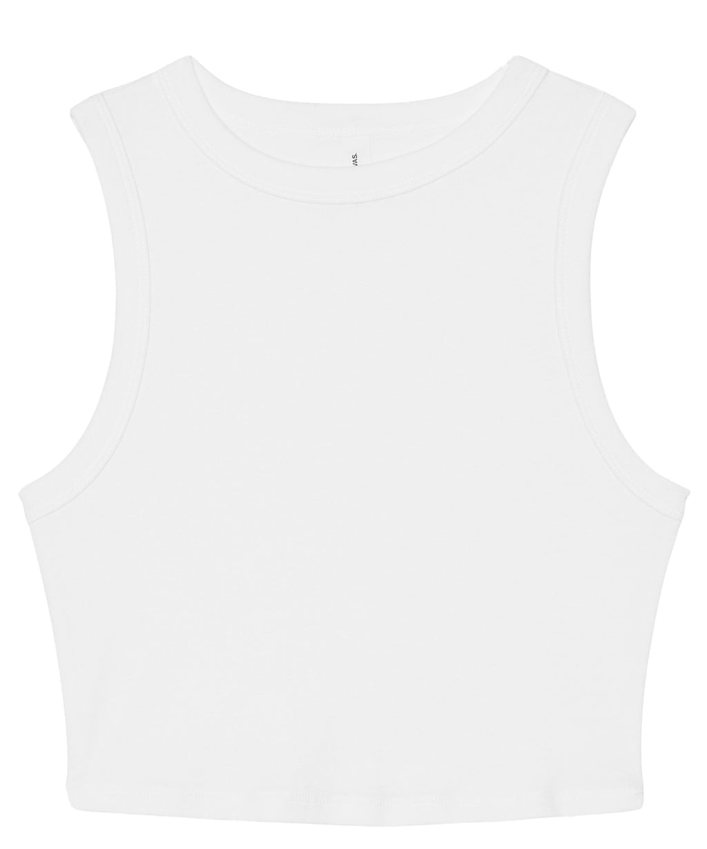 Bella Canvas Women’s Micro Rib Muscle Crop Tank Garment