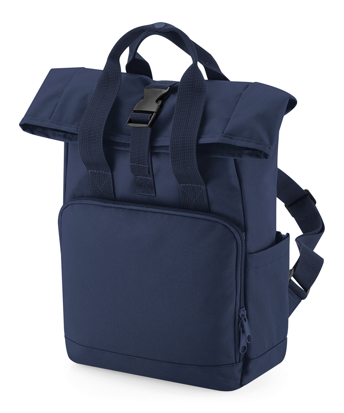 Bagbase Recycled Mini Twin Handle Roll-top Backpack Bag – Custom Embroidered & Printed Bags