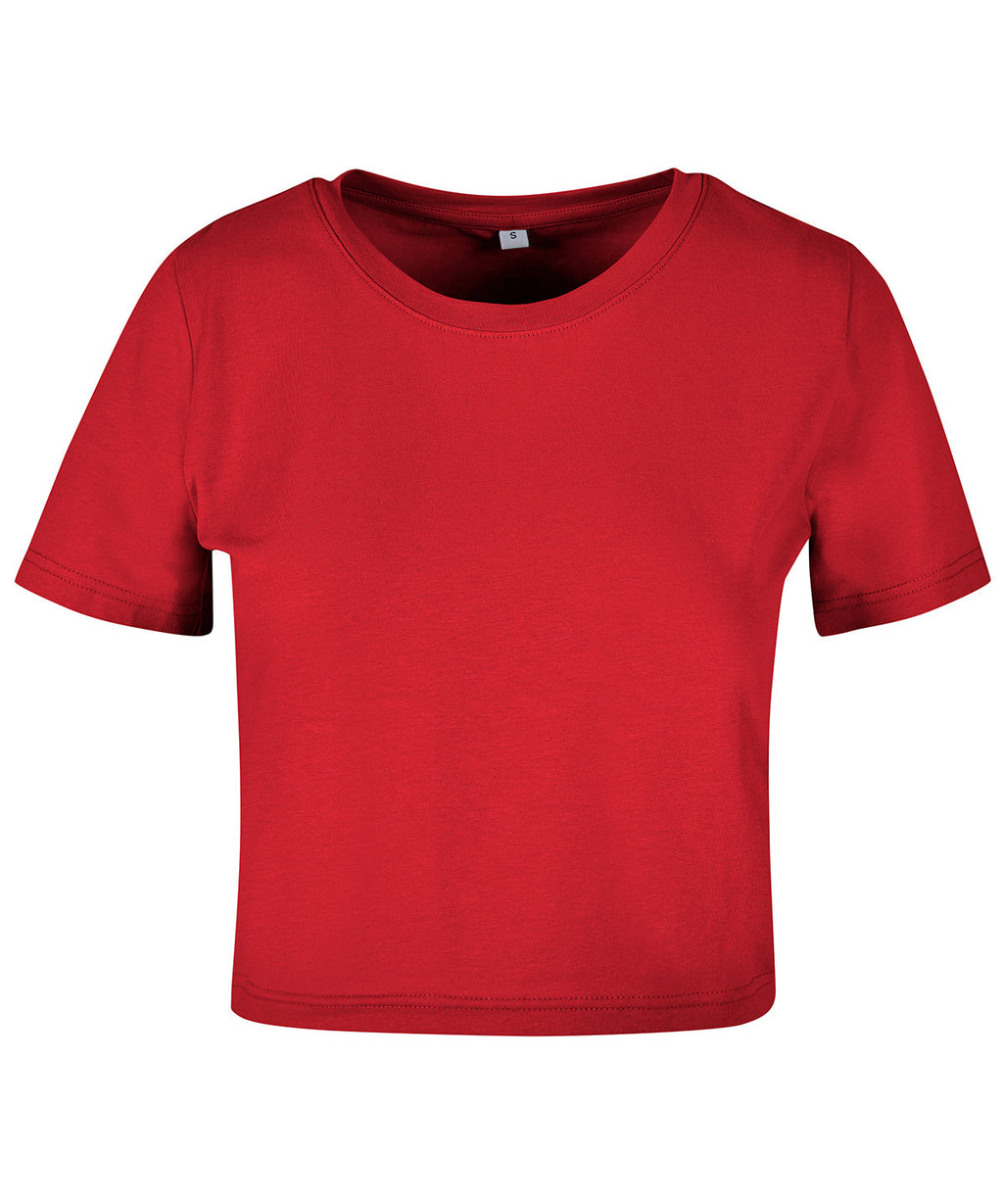 Build Your Brand Women's Cropped Tee – Custom Embroidered & Printed T-Shirts