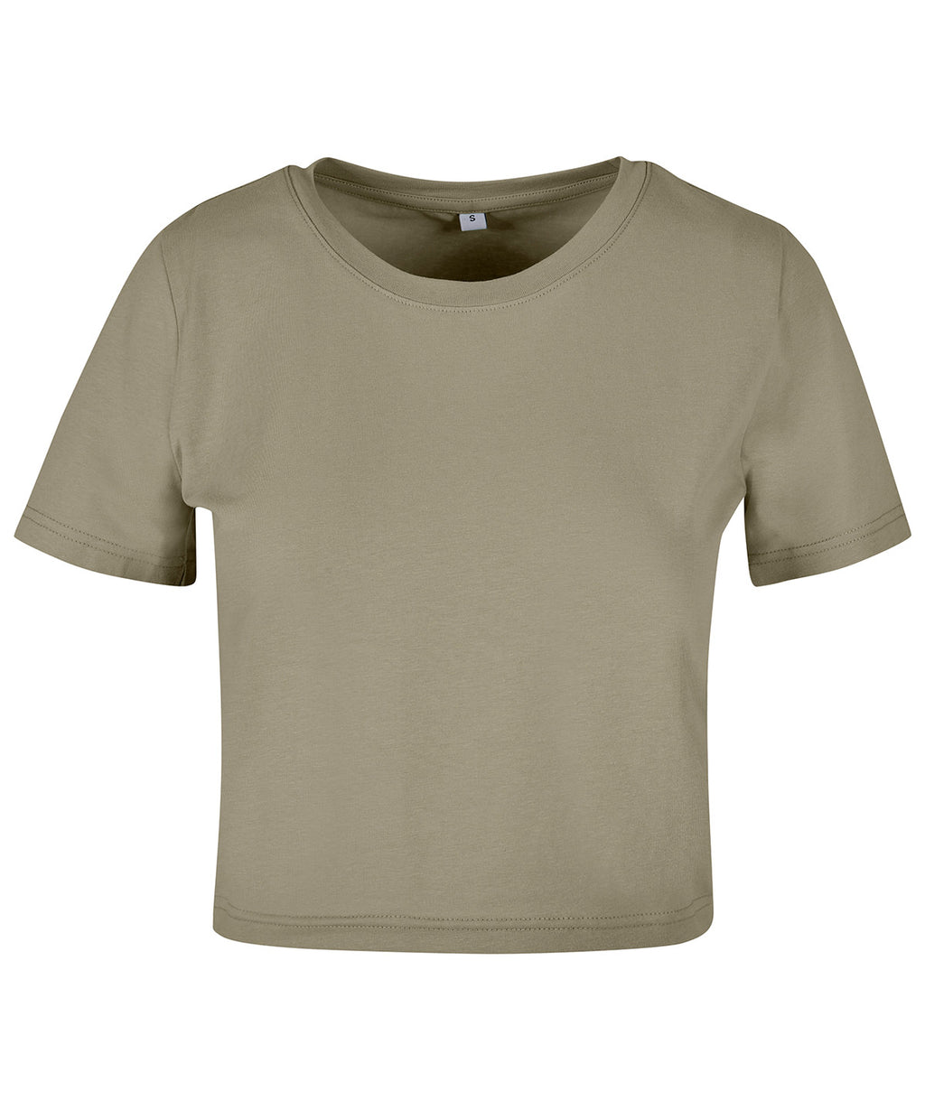 Build Your Brand Women's Cropped Tee – Custom Embroidered & Printed T-Shirts