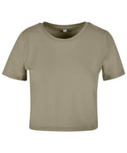 Build Your Brand Women's Cropped Tee – Custom Embroidered & Printed T-Shirts