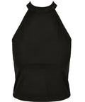 Build Your Brand Women’s Turtleneck Short Top Sweatshirt – Custom Embroidered & Printed Sweatshirts