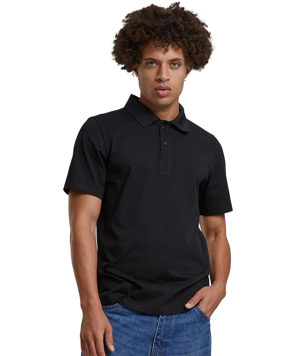 Build Your Brand Sorona Polo Tee