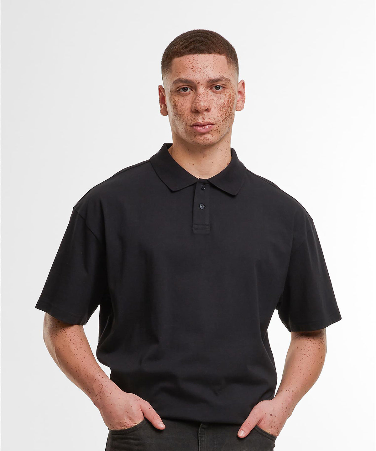 Build Your Brand Oversized Polo Shirt
