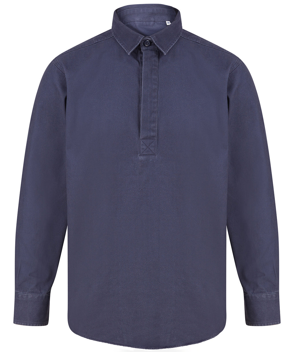Front Row Pullover Drill Shirt – Custom Embroidered & Printed Shirts