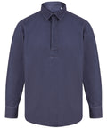 Front Row Pullover Drill Shirt – Custom Embroidered & Printed Shirts