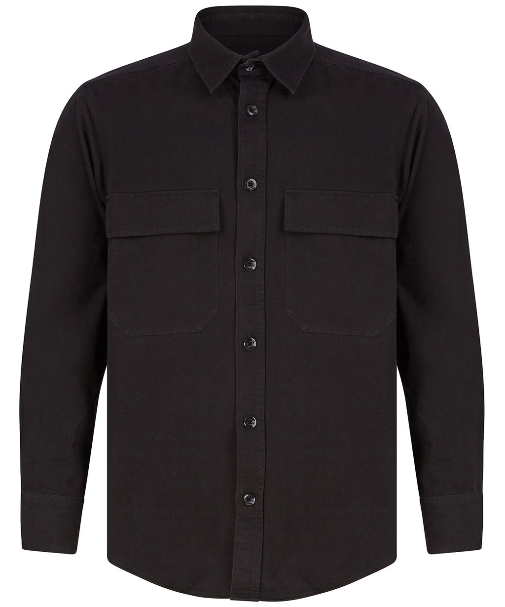 Front Row Drill Overshirt Shirt – Custom Embroidered & Printed Shirts