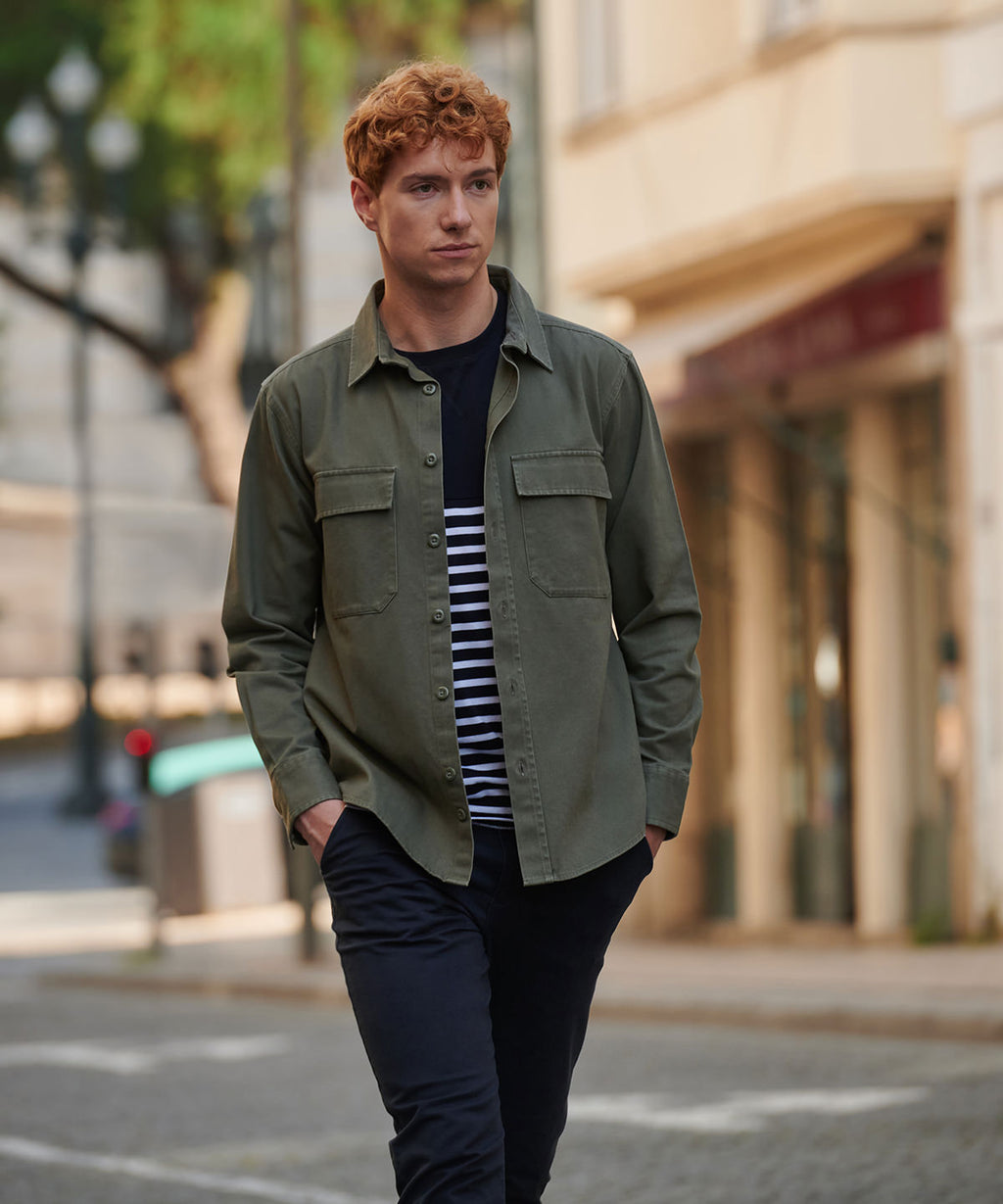 Front Row Drill Overshirt Shirt