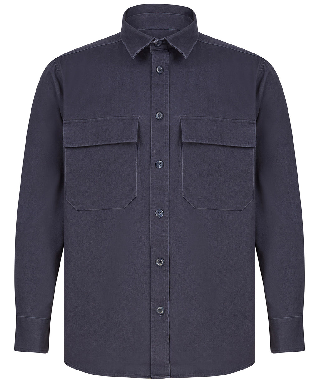 Front Row Drill Overshirt Shirt – Custom Embroidered & Printed Shirts