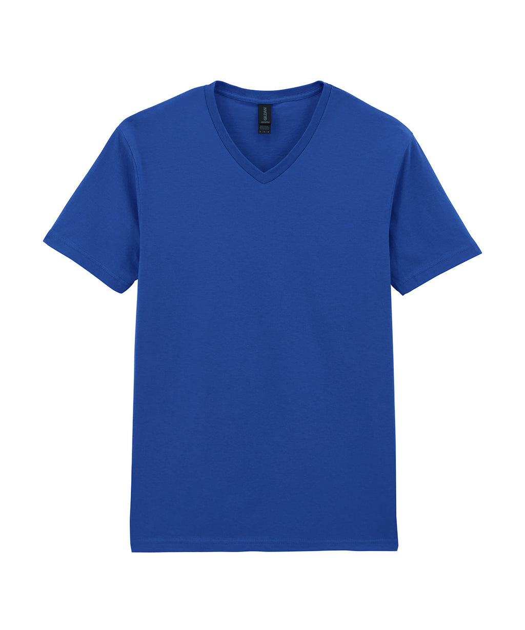 Gildan Softstyle™ V-neck T-shirt – Custom Embroidered & Printed T-Shirts