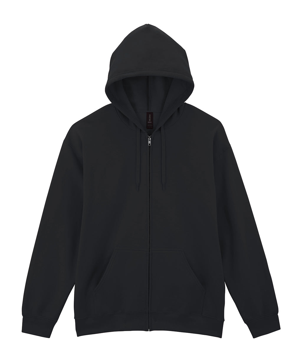 Gildan Softstyle™ Midweight Fleece Adult Full-zip Hooded Sweatshirt Hoodie – Custom Embroidered & Printed Hoodies