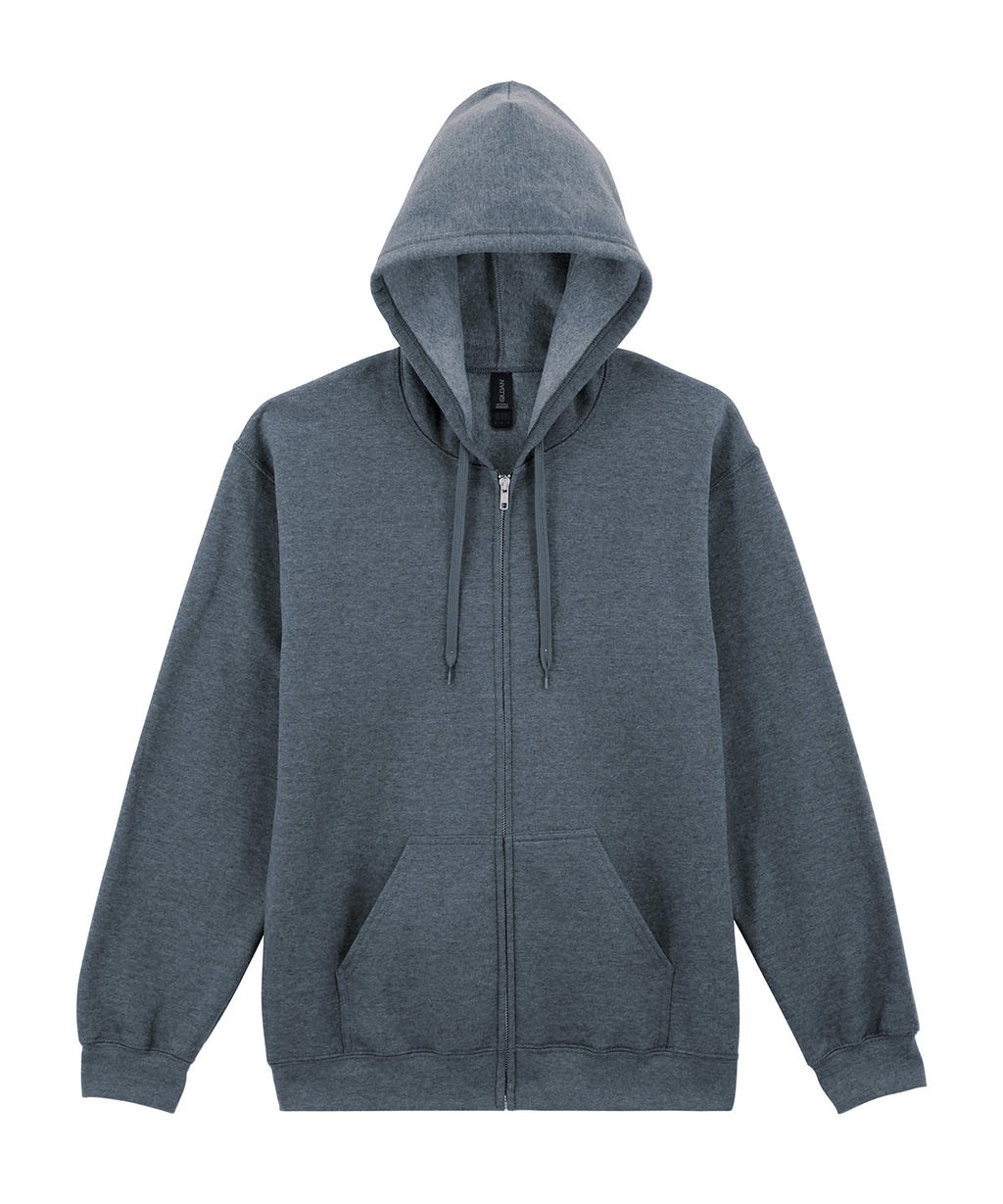 Gildan Softstyle™ Midweight Fleece Adult Full-zip Hooded Sweatshirt Hoodie – Custom Embroidered & Printed Hoodies