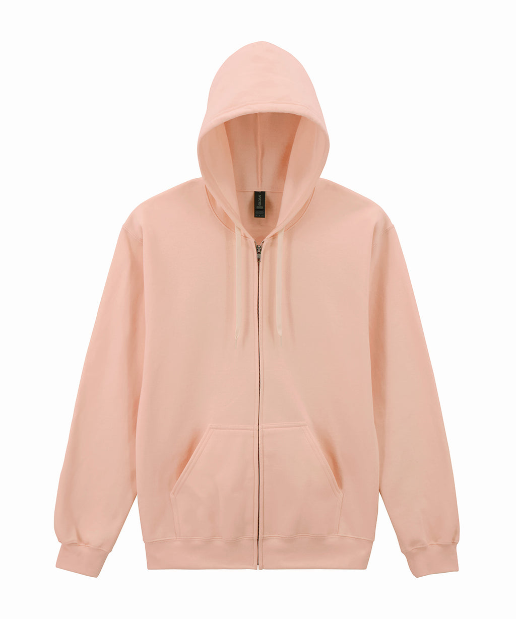 Gildan Softstyle™ Midweight Fleece Adult Full-zip Hooded Sweatshirt Hoodie – Custom Embroidered & Printed Hoodies