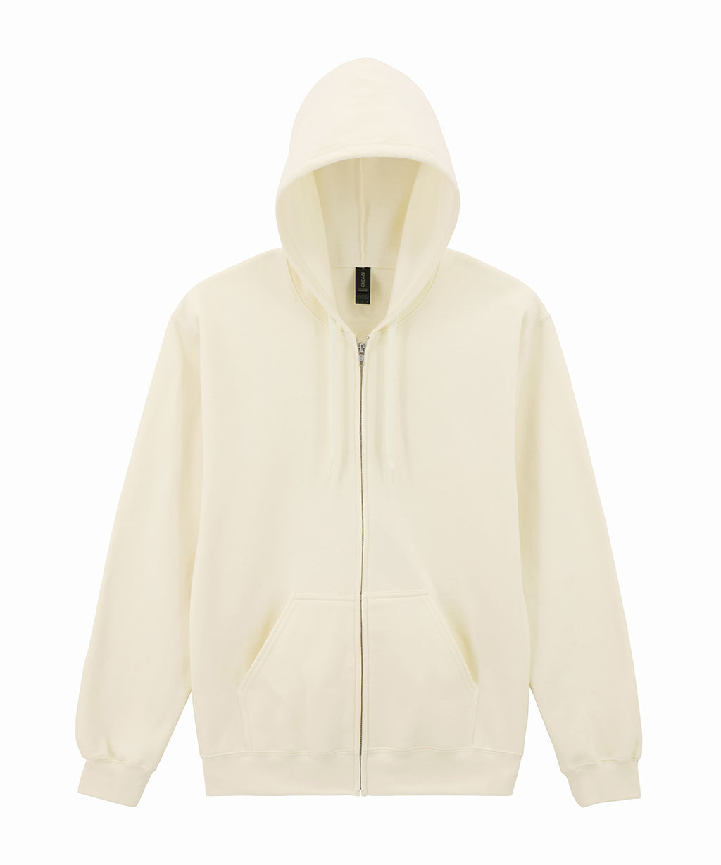 Gildan Softstyle™ Midweight Fleece Adult Full-zip Hooded Sweatshirt Hoodie – Custom Embroidered & Printed Hoodies