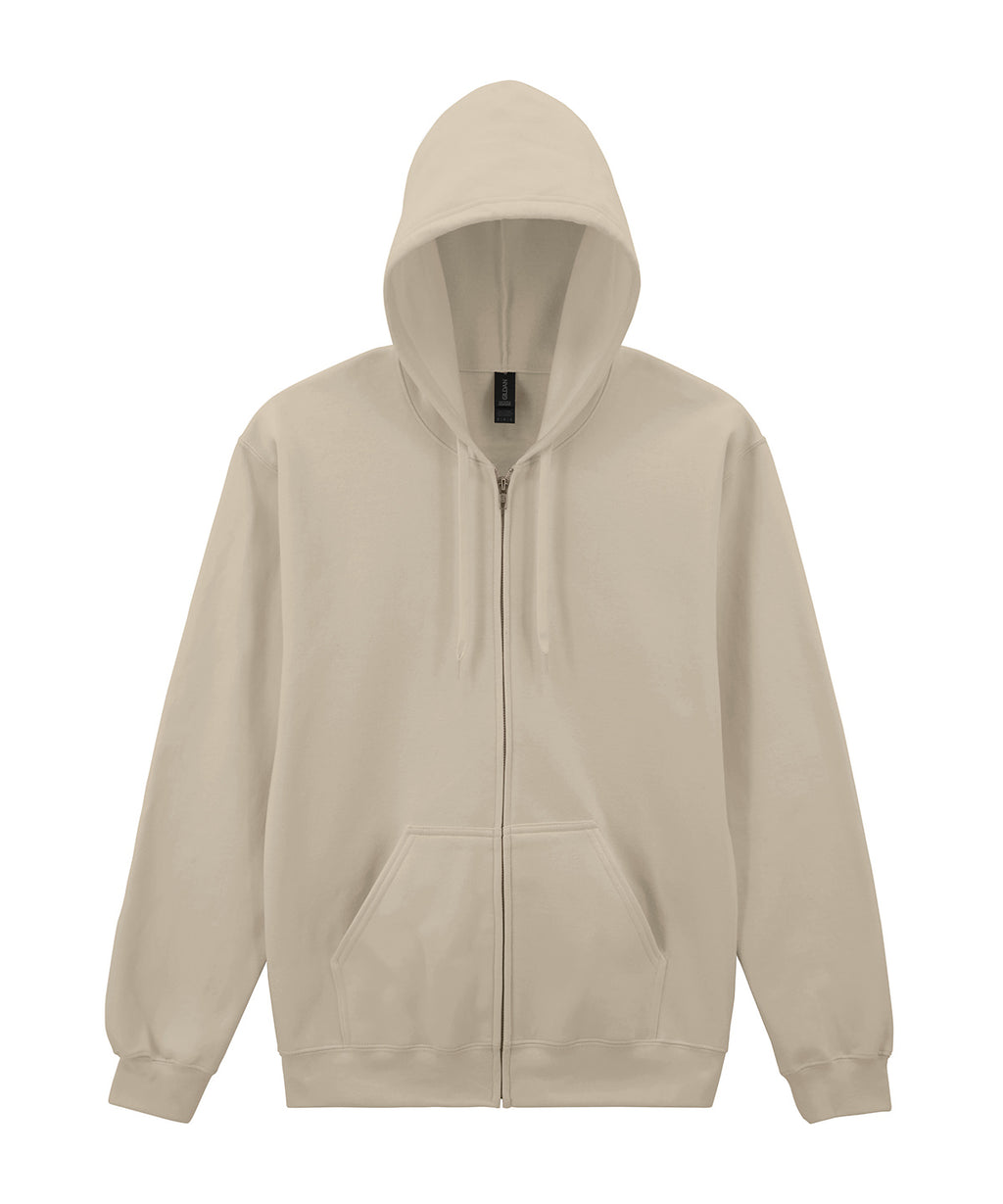 Gildan Softstyle™ Midweight Fleece Adult Full-zip Hooded Sweatshirt Hoodie – Custom Embroidered & Printed Hoodies