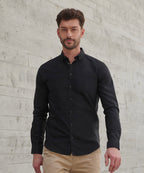 Henbury Modern Long Sleeve Oxford Shirt