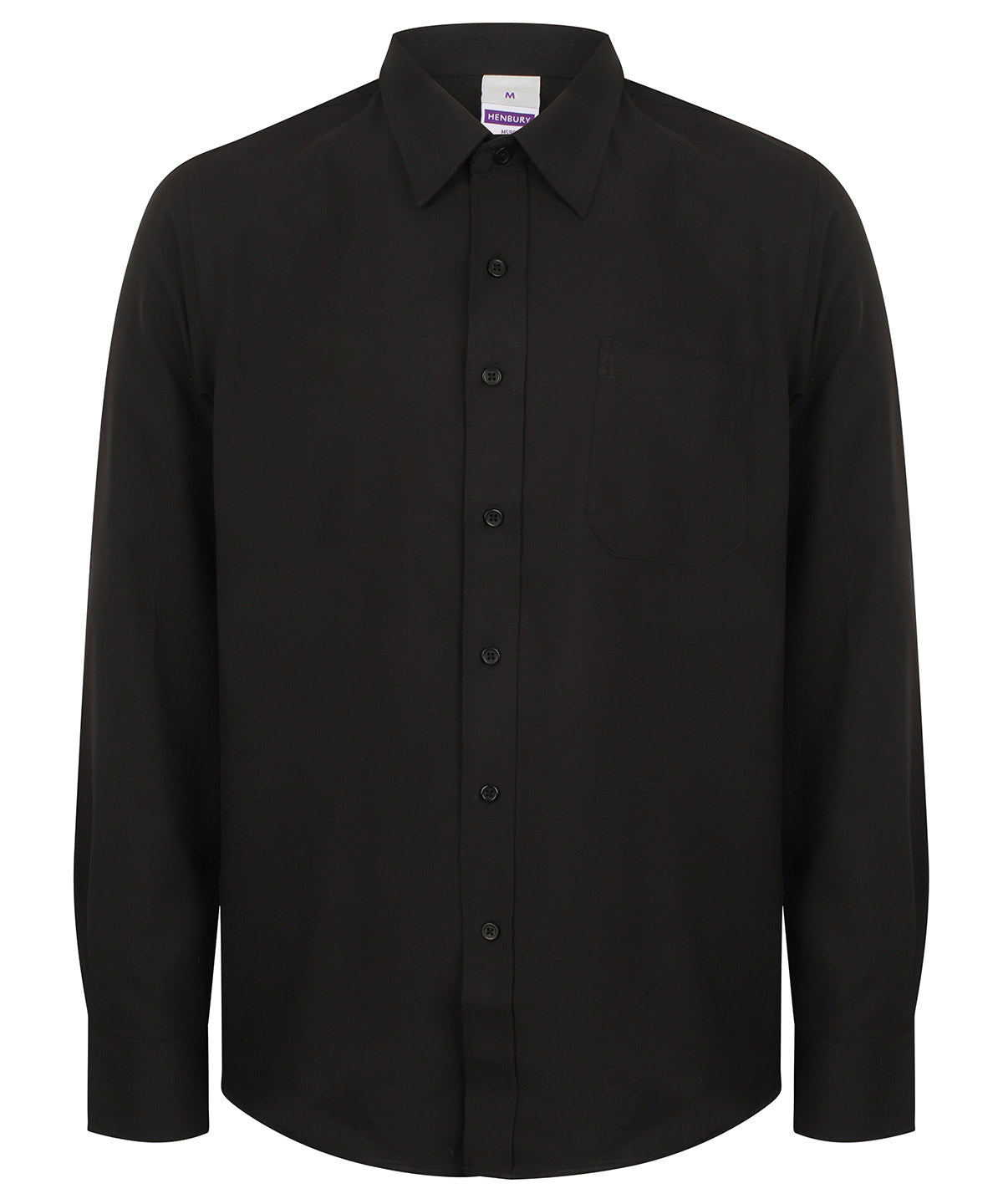Henbury Wicking Antibacterial Long Sleeve Shirt – Custom Embroidered & Printed Shirts