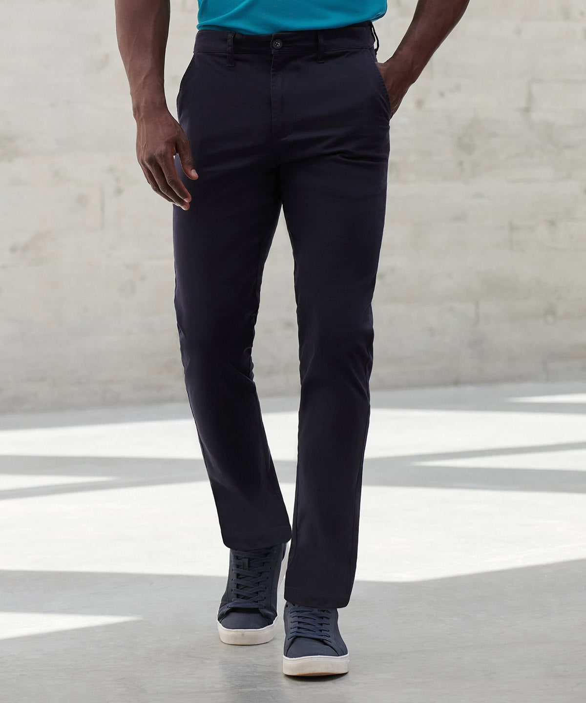 Henbury Stretch Chinos with Flex Waistband Garment