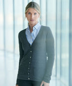 Henbury Women's V-button Cardigan Garment