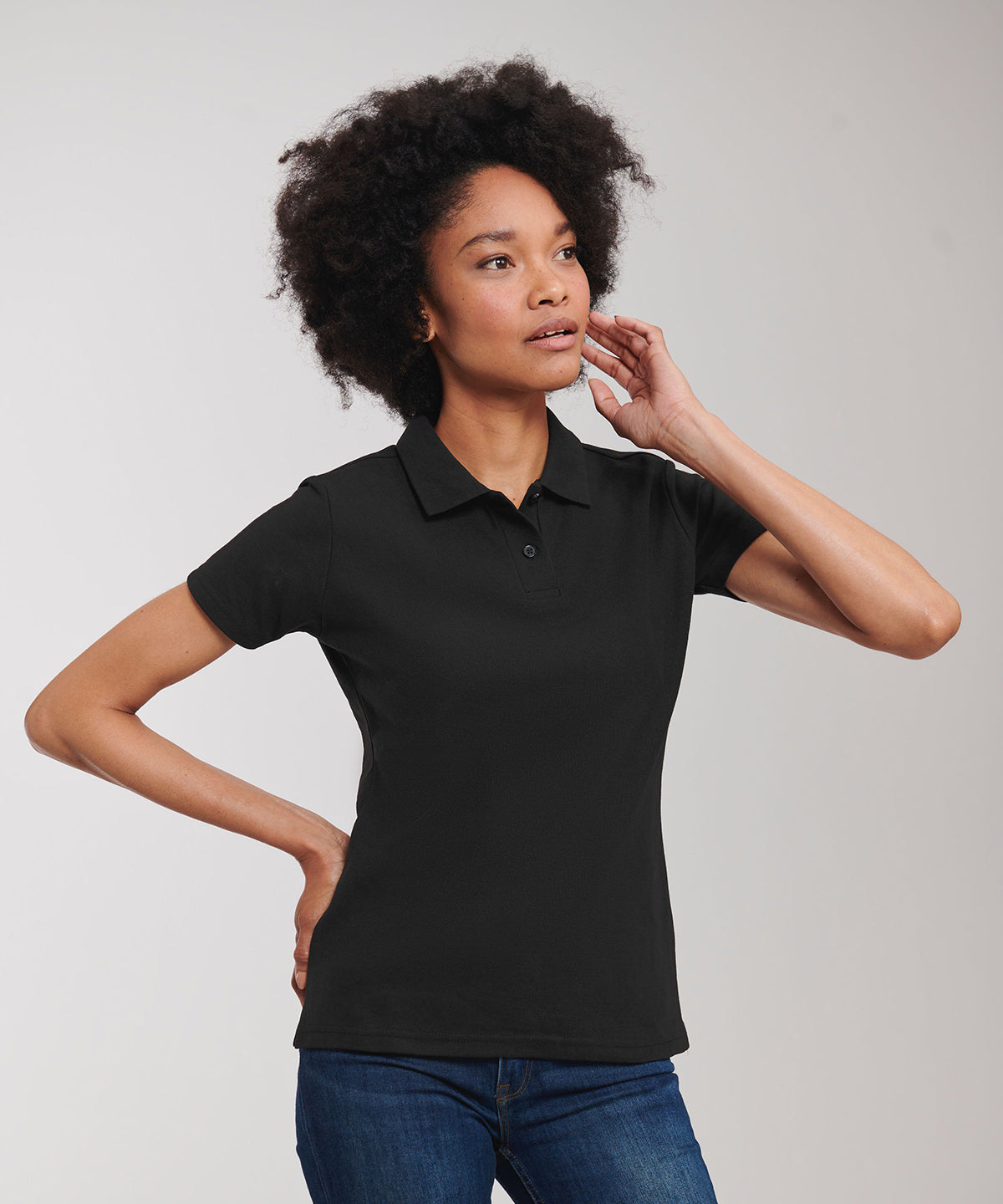 Russell Athletic Women's Classic Polycotton Polo Shirt