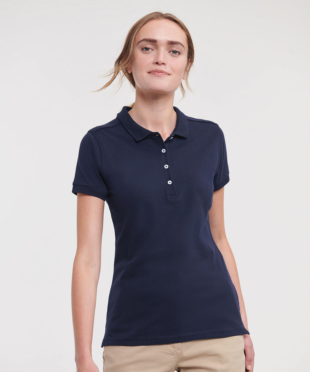 Russell Athletic Women's Stretch Polo Shirt