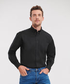 Russell Athletic Collection Long Sleeve Easycare Oxford Shirt