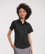 Russell Athletic Collection Women's Short Sleeve Ultimate Non-iron Shirt
