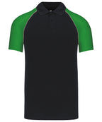 Kariban Polo Baseball Contrast Polo Shirt