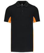 Kariban Flags Short Sleeve Bi-colour Polo Shirt