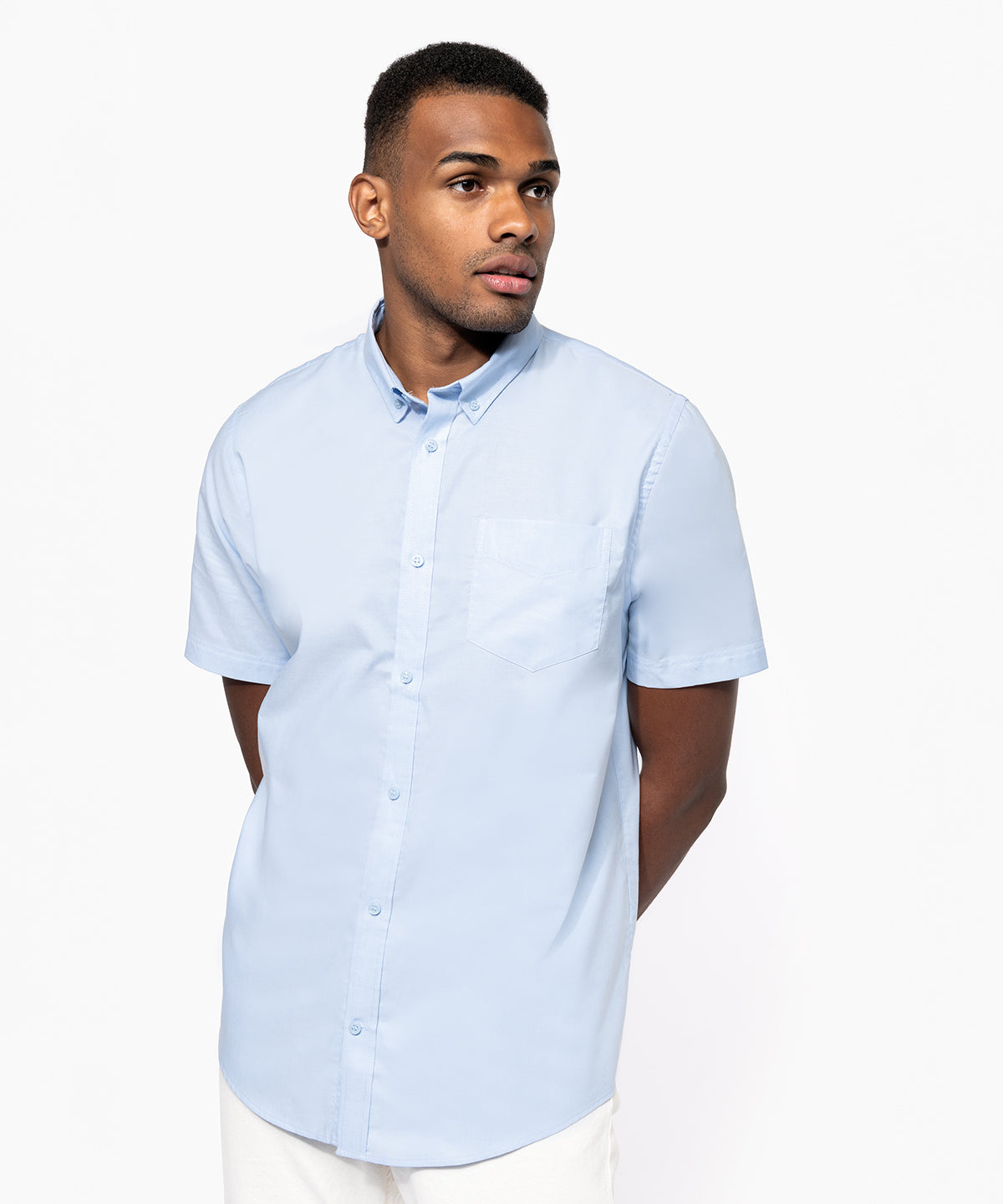 Kariban Men's Short-sleeved Oxford Shirt