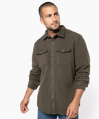 Kariban Sherpa-lined Fleece Overshirt Shirt